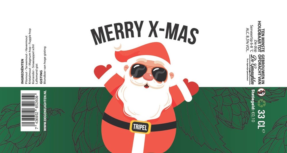 Speciaalbier Merry X-mas Tripel - 33cl