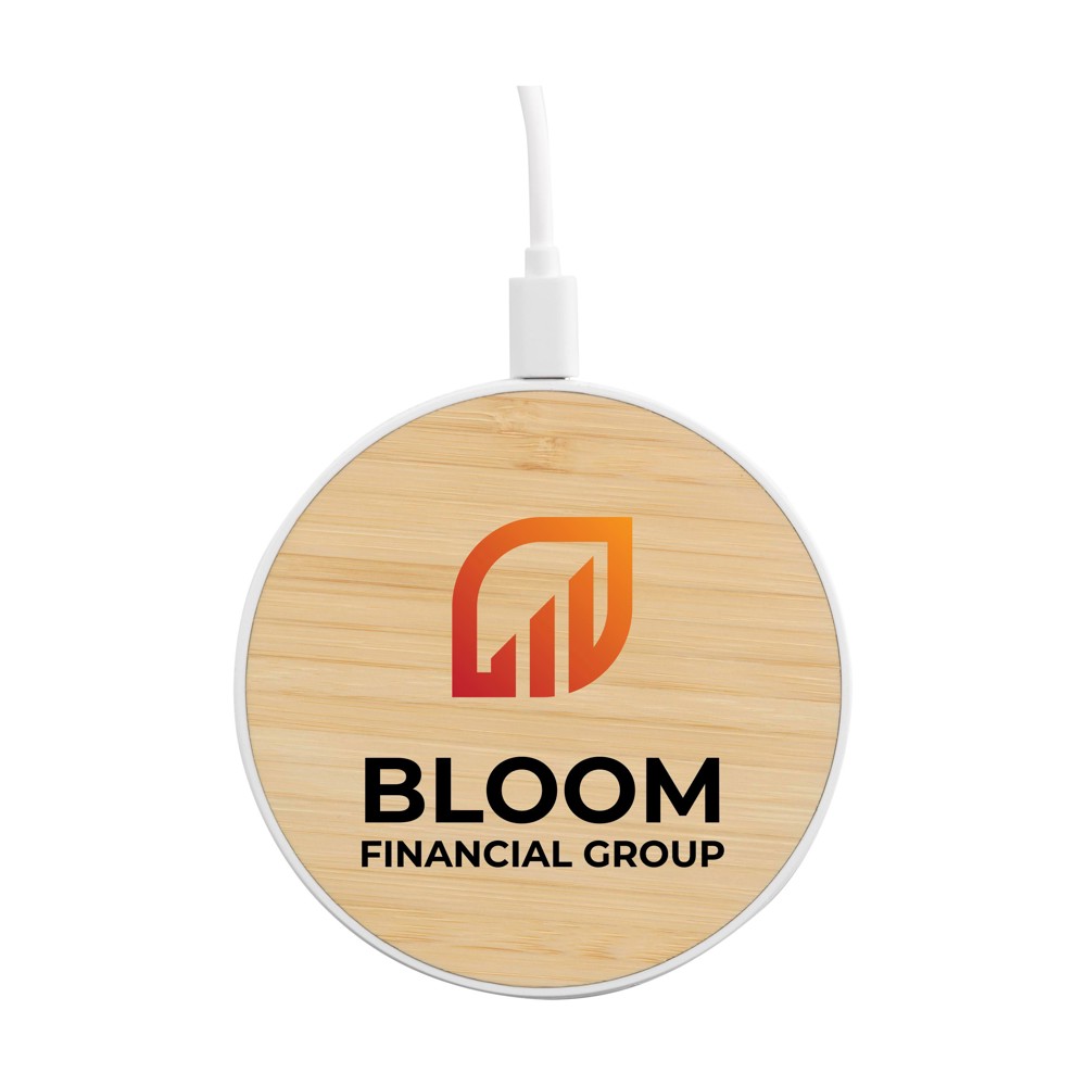 Bamboo 15W Wireless Fast Charger draadloze snellader