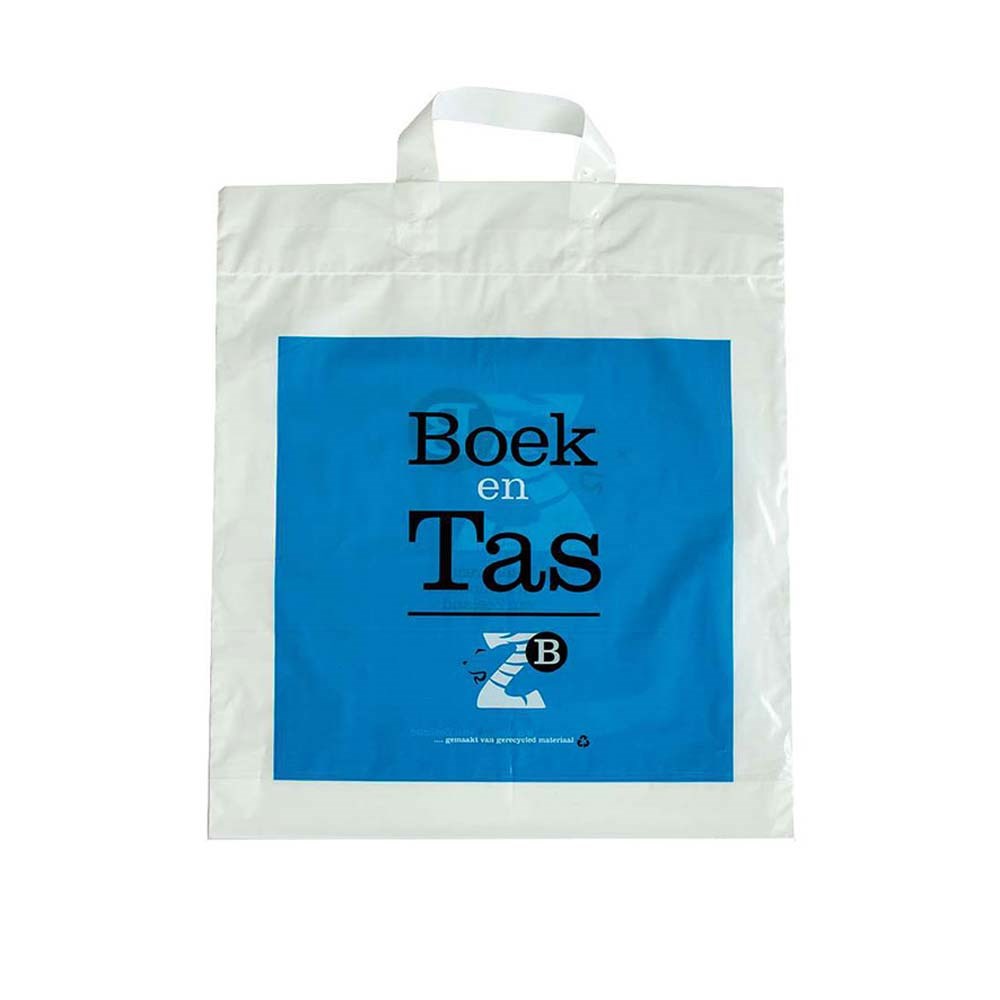 Plastic tas, 38 x 45 x 7.5 cm, 48 micron, ldpe, lushandvat, 2 zijden