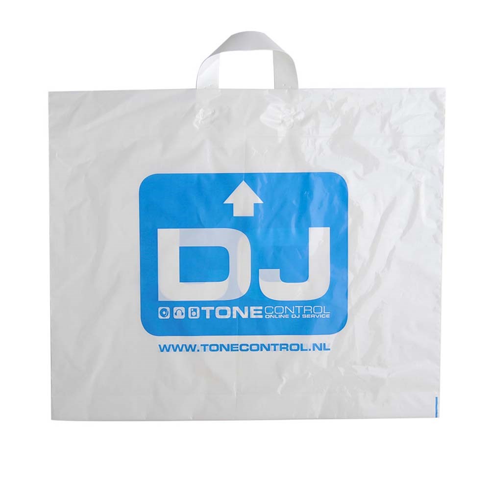 Plastic tas, 61 x 45 x 7,5 cm, 48 micron, ldpe, lushandvat, 1 zijde