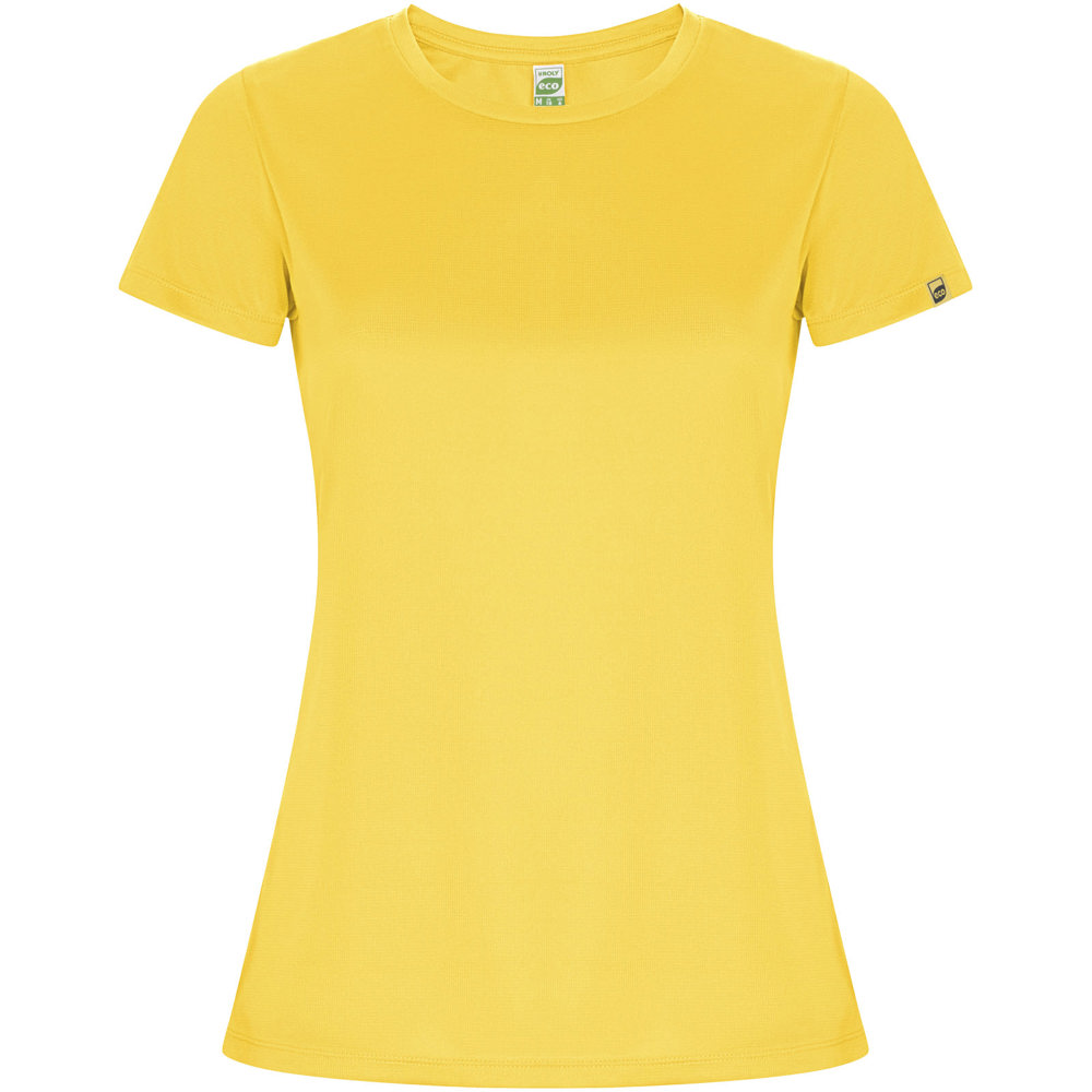 Imola 135 g/m² sportshirt met korte mouwen voor dames - Geel