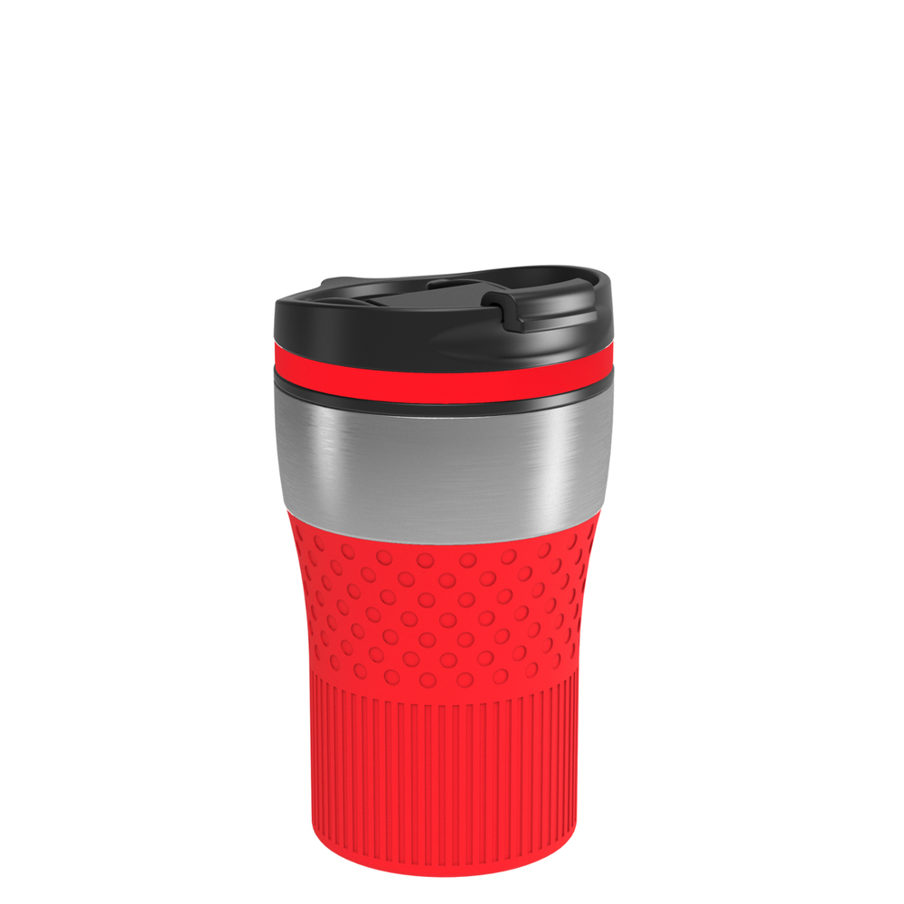 Thermobeker RETUMBLER-BAYAMO CORPORATE - Zilver, Rood