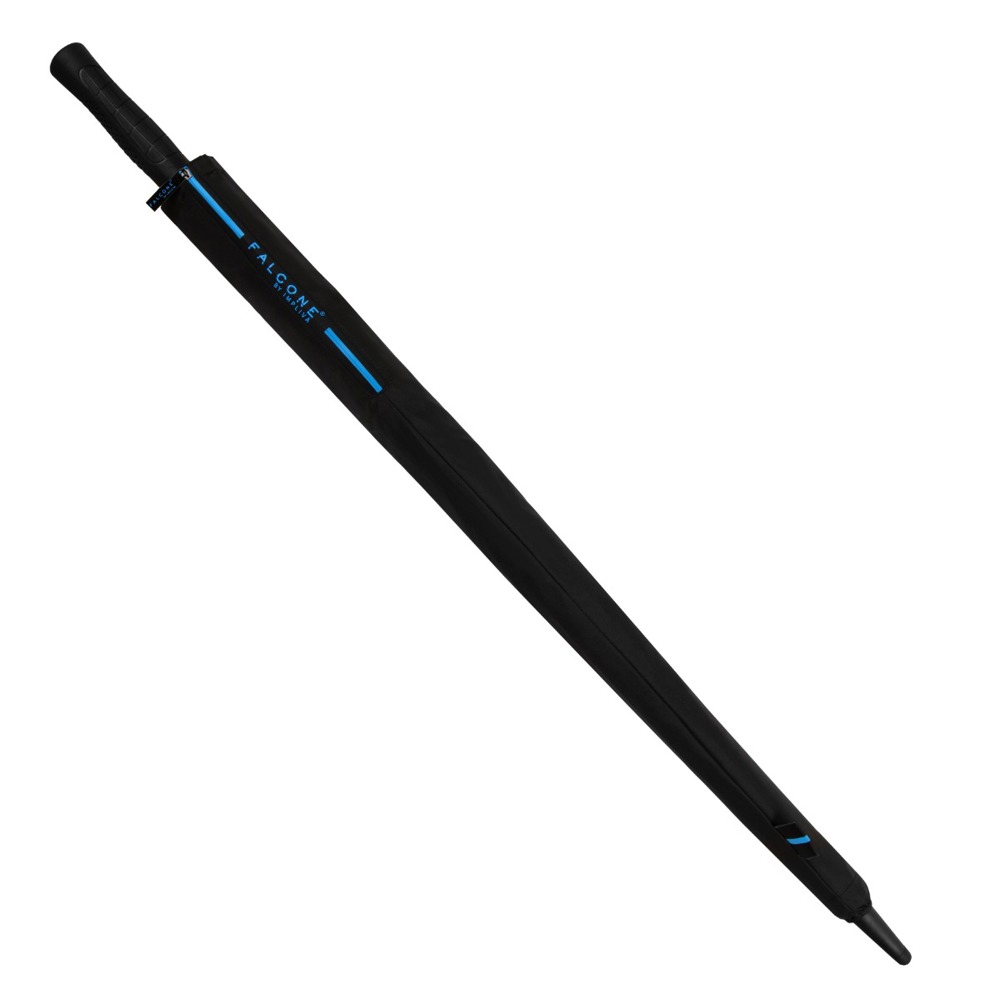 FALCONE - ECO - Handopening - Windproof -  130 cm - Zwart/wit
