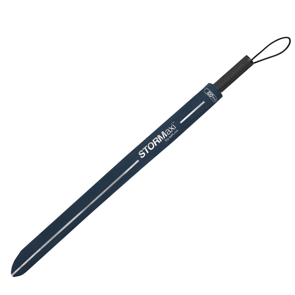STORMaxi - Arodynamische stormparaplu - Handopening - Windproof -  92 cm - Marine blauw