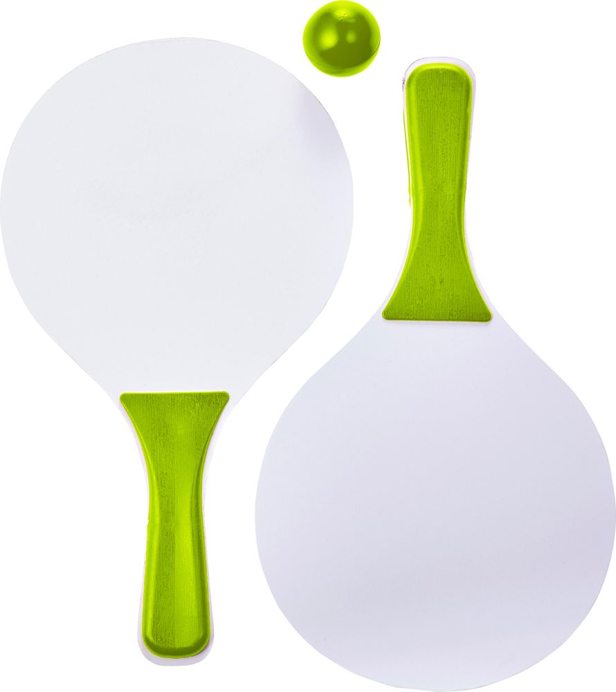 Houten strand tennisset Eliza