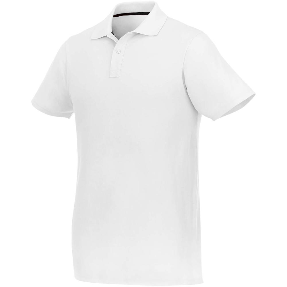 Helios 180 g/m² herenpolo met korte mouwen - Wit