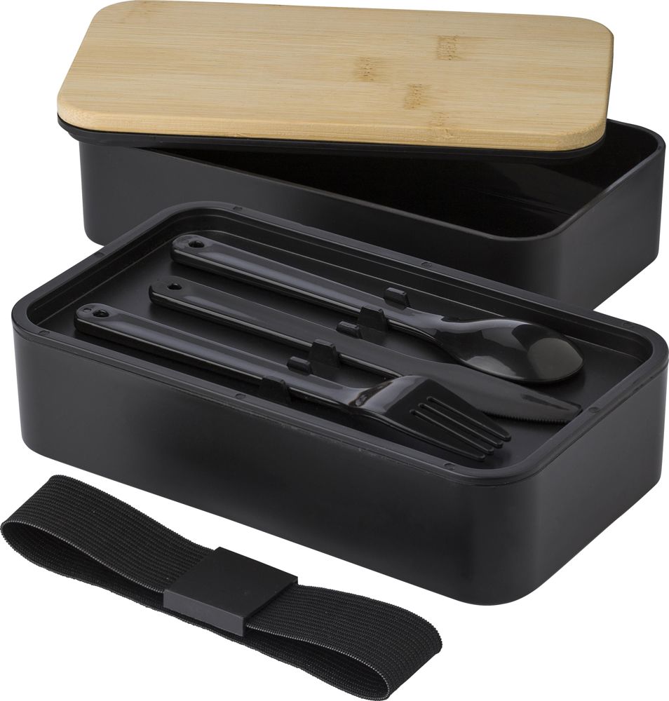 PP dubbele laag lunchbox Maxton