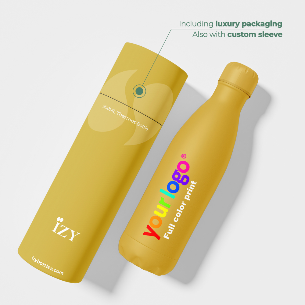 Thermosfles / Drinkfles - Geel - 500 ml