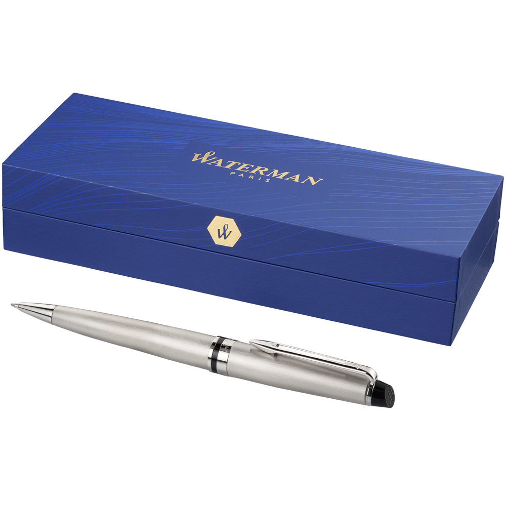 Waterman Expert balpen (blauwe inkt) - Staal