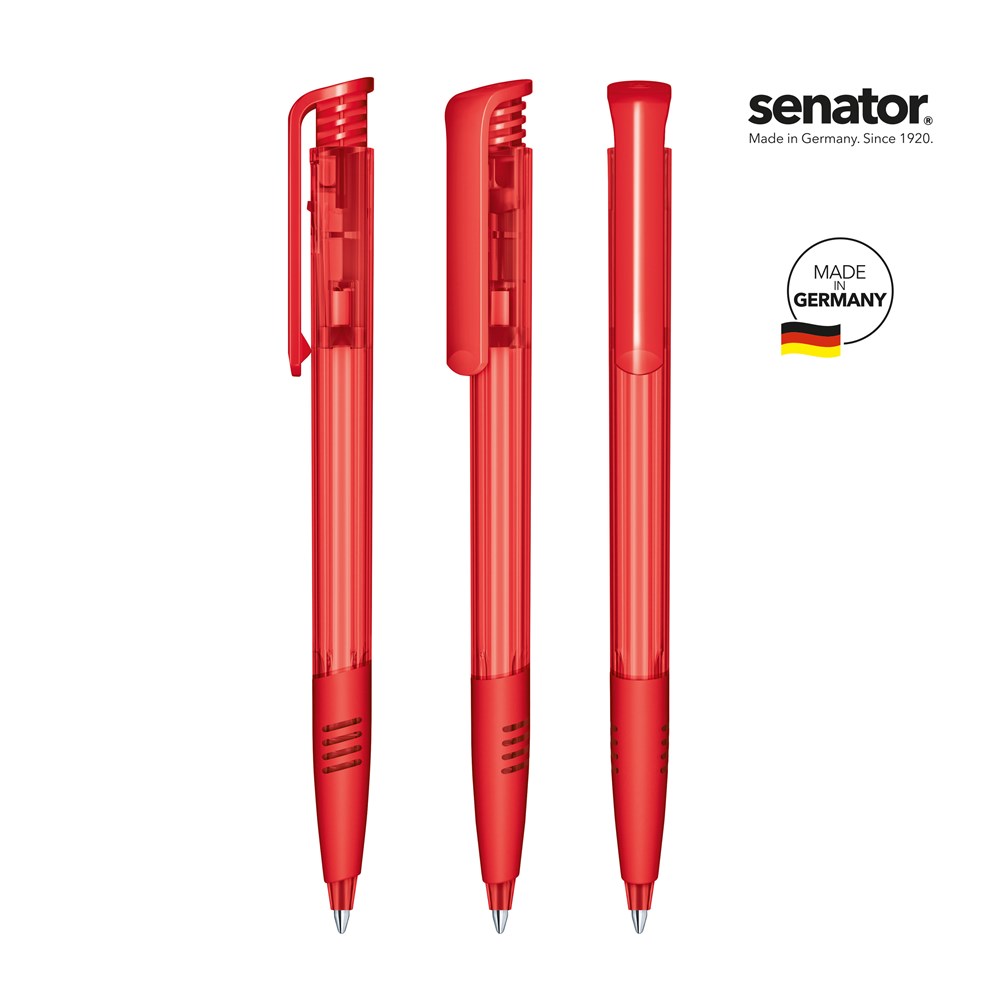 senator® Super Hit Clear SG balpen - rood 186