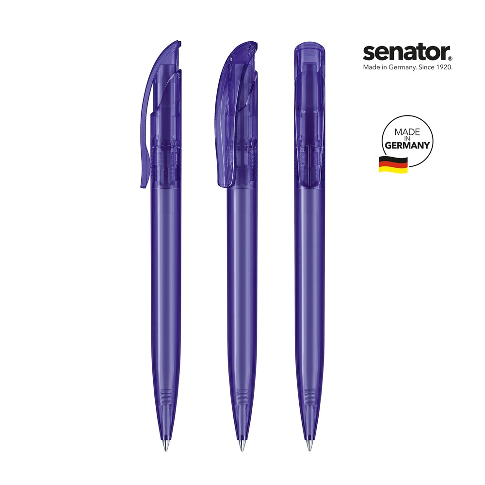 senator® Challenger Clear  retractable pen - paars 267