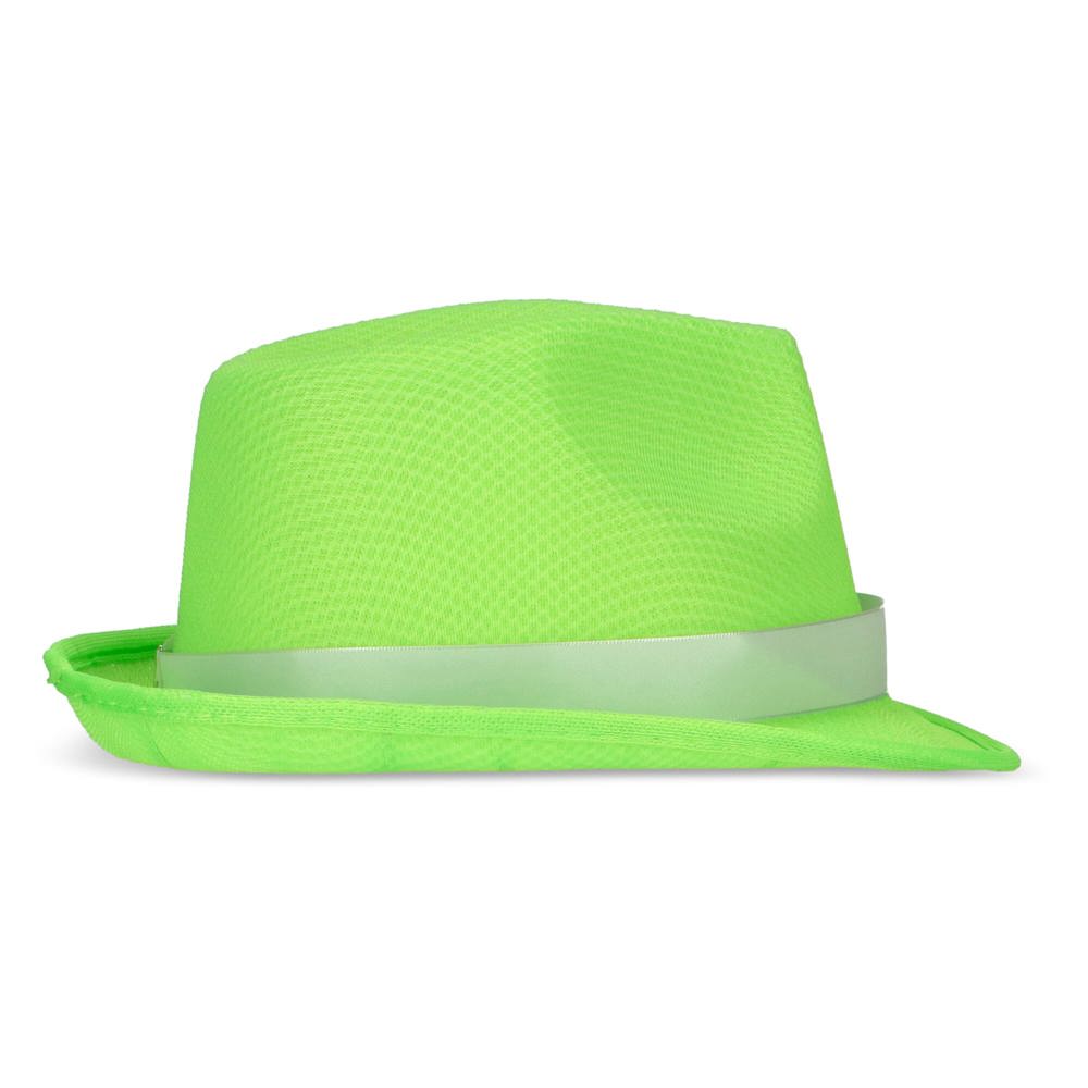 Polyester hoed met band