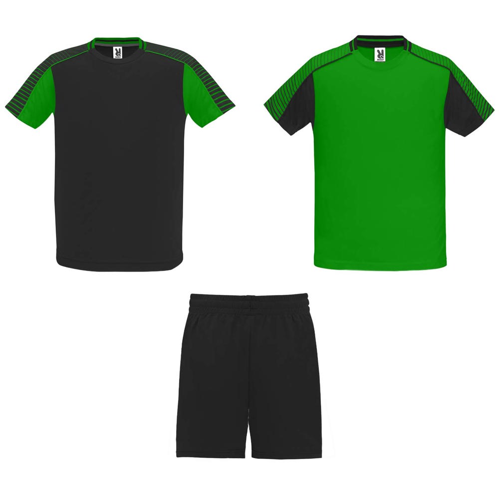 Juve 140 g/m² sportset voor kinderen - Varen groen, Zwart