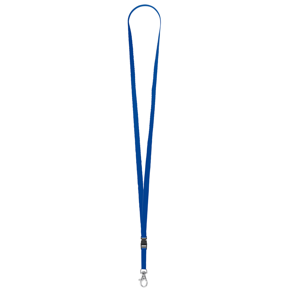 Keycord "standaard", breedte 10 mm - rozerood