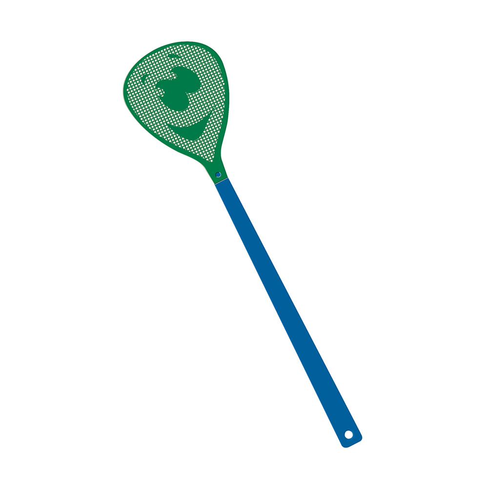 Vliegenmepper "gezicht" - blauw/groen