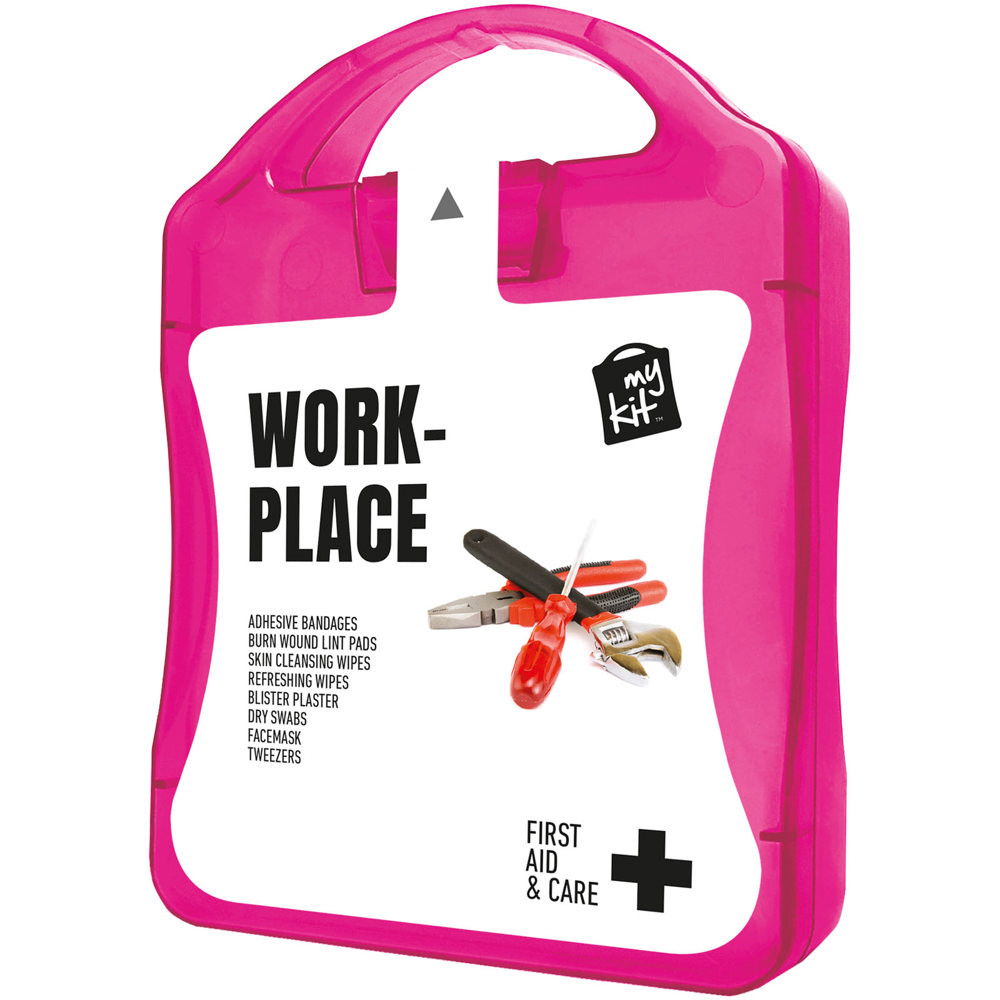 MyKit Werkplek Eerste Hulp Set - Transparant magenta