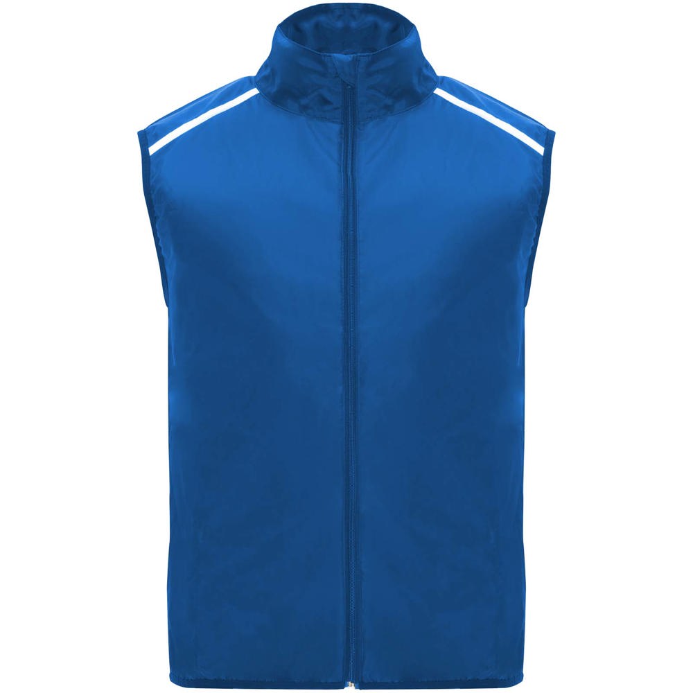 Jannu lichte unisex hardloopbodywarmer - Koningsblauw