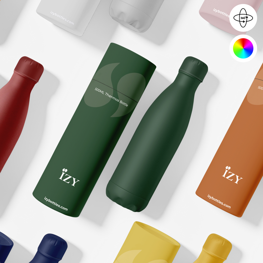 Thermosfles / Drinkfles - Groen - 500 ml