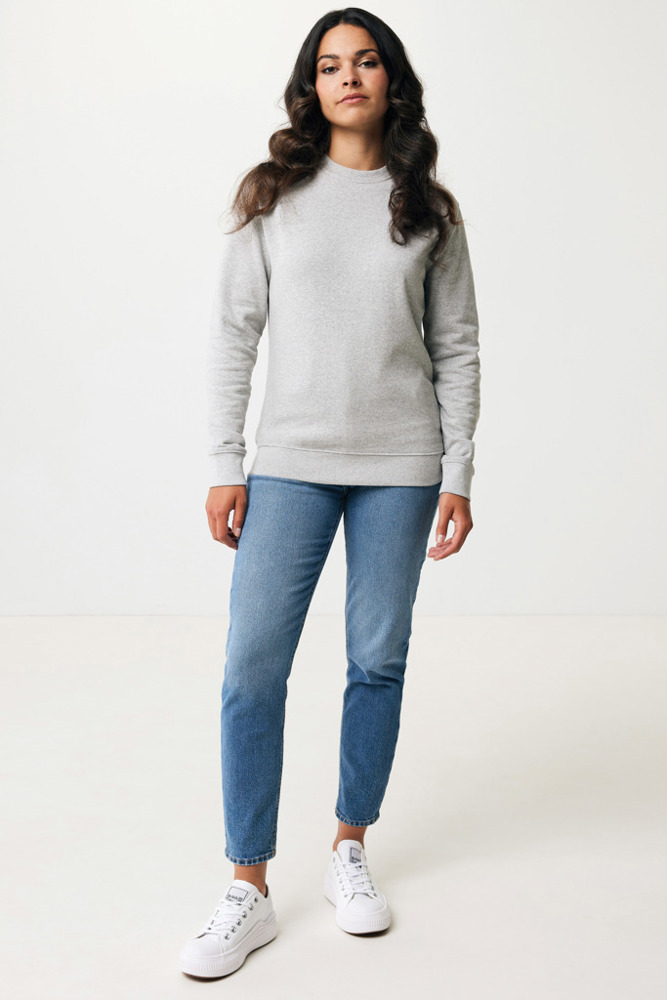 IQONIQ Denali gerecycled katoen sweater ongeverfd