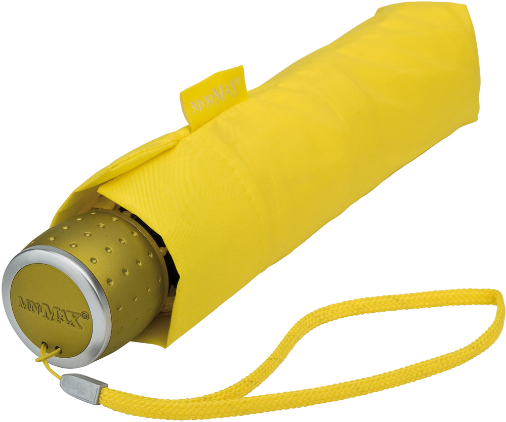 MINIMAX - Opvouwbaar - Handopening - Windproof -  100 cm - Geel