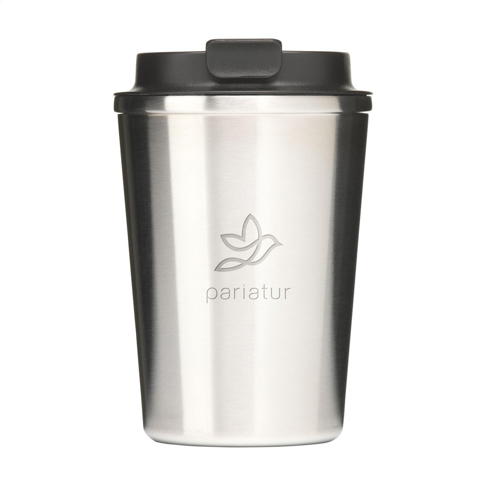 Kaffi RCS Recycled Coffee Mug 300 ml thermosbeker - zilver