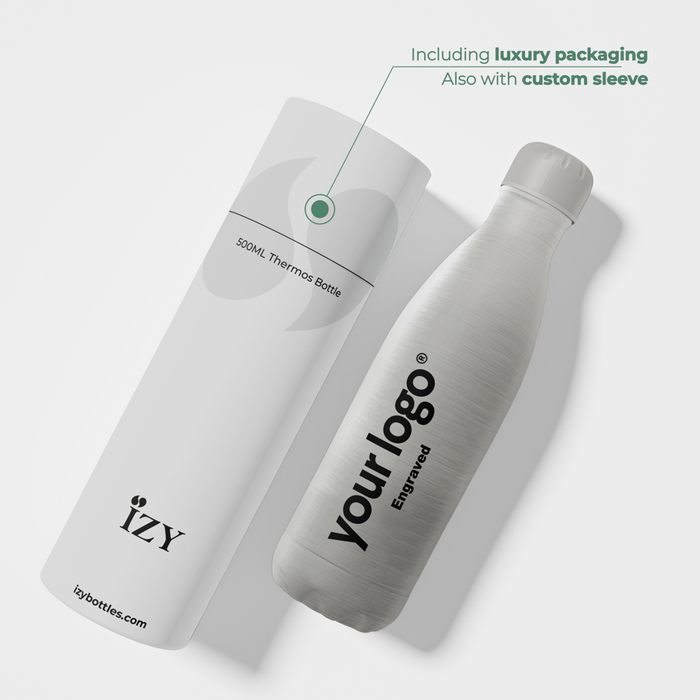 Thermosfles / Drinkfles - Zilver - 500 ml