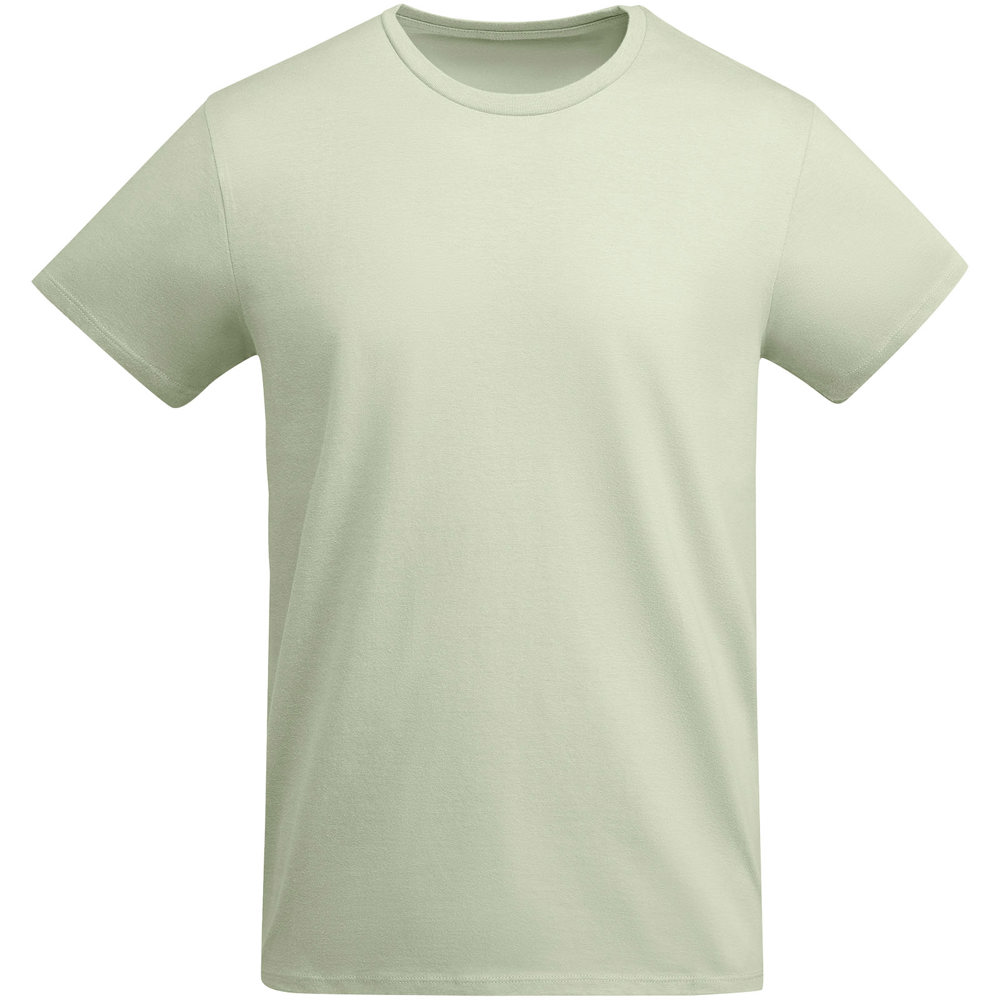 Breda 175 g/m² biologisch katoenen herenshirt met korte mouwen - Mistgroen