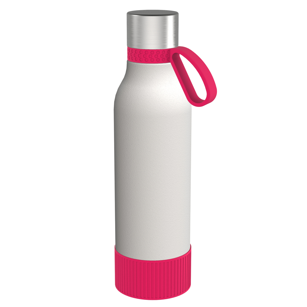 Fles RETUMBLER-myTOULON II 820 - magenta, zilver, wit
