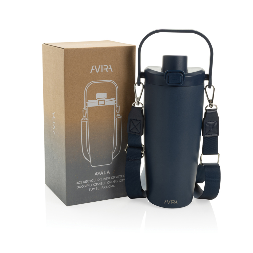 Avira Ayala RCS R-RVS duosip afsluitbare crossbody tumbler