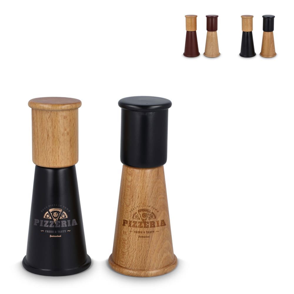 Sagaform Gurken Zout- en Pepermolen Set klein, 15cm
