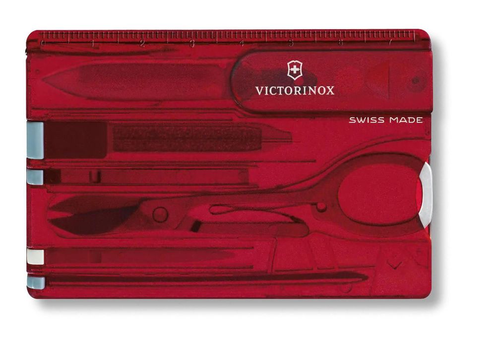 Nylon Victorinox Swisscard Classic multitool - rood