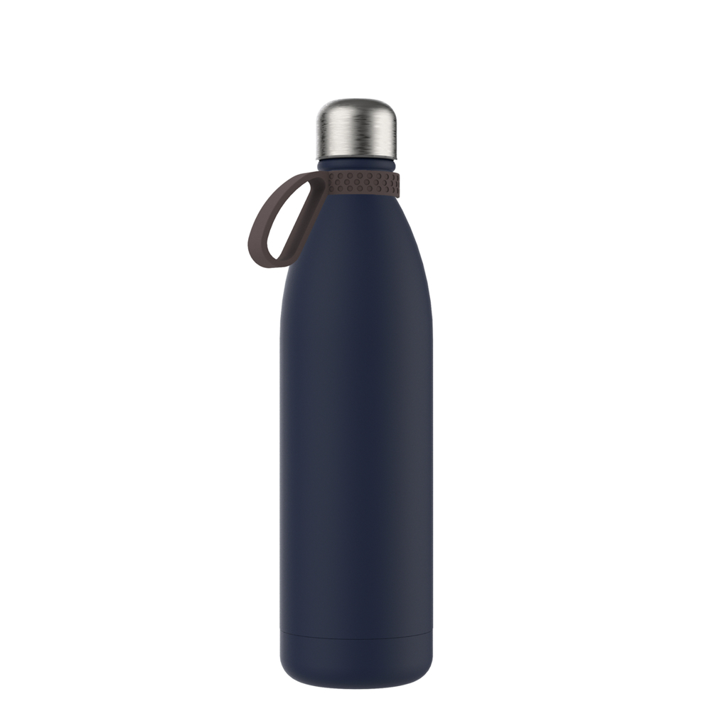 Thermofles RETUMBLER-NIZZA XL - bruin, navy, zilver