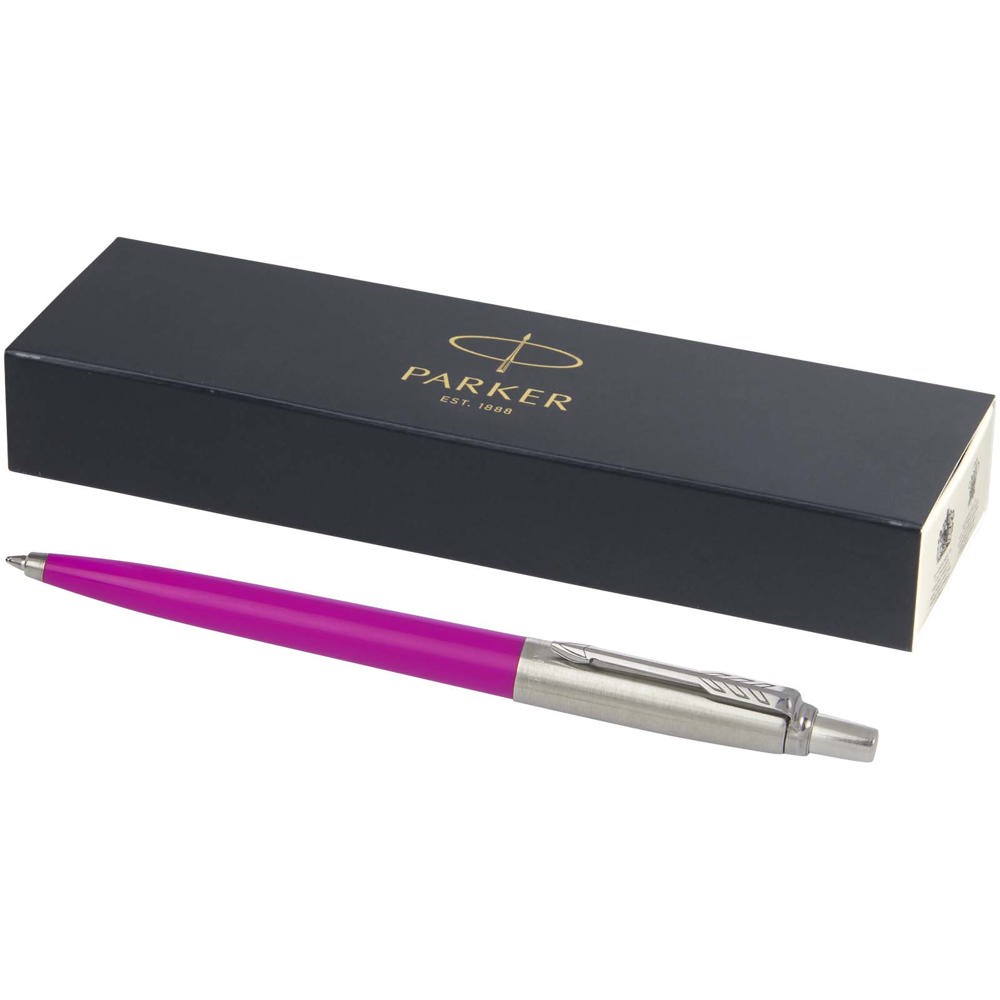 Parker Jotter gerecyclede balpen (blauwe inkt) - Magenta