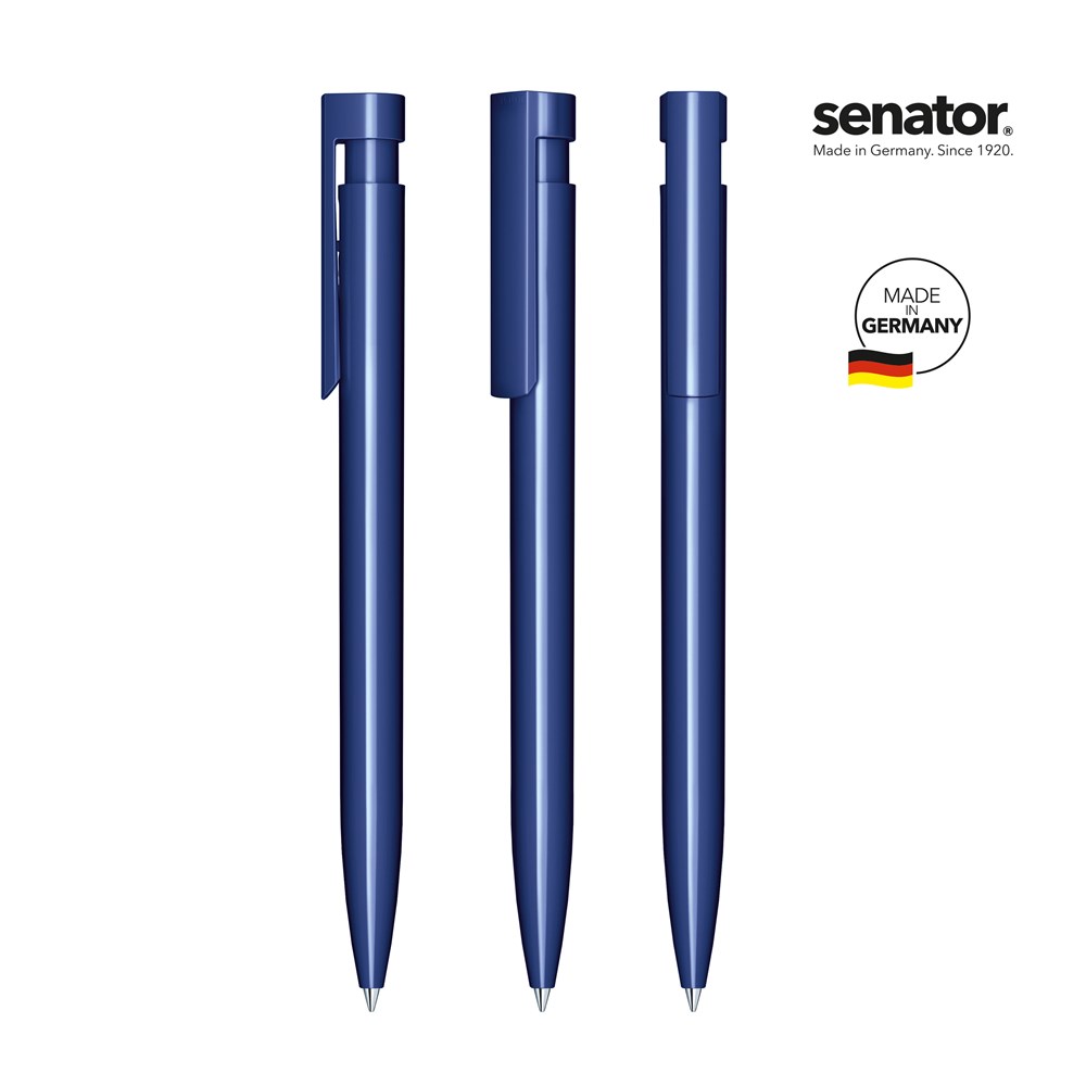 senator® Liberty Polished  retractable pen - blauw 2757