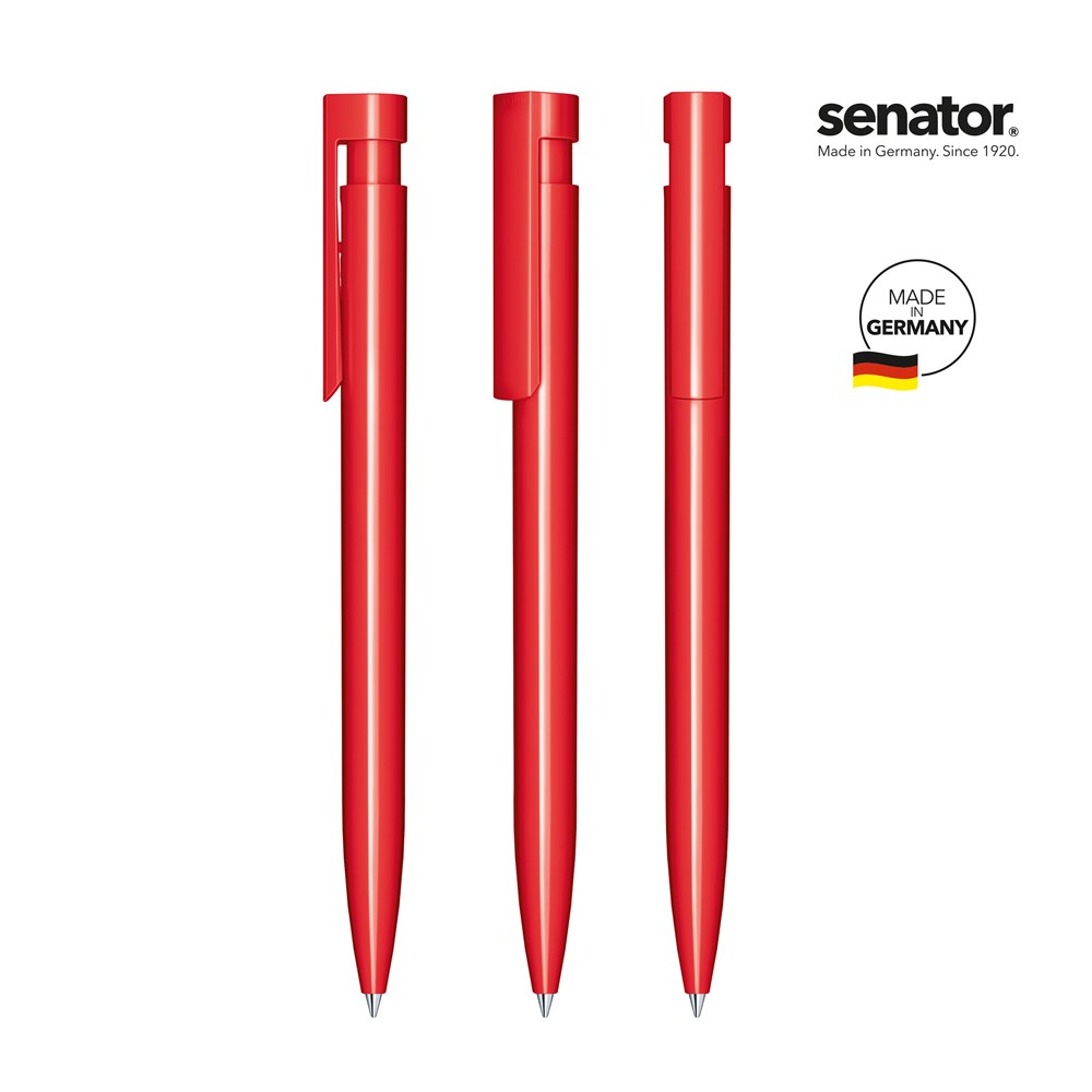 senator® Liberty Polished  retractable pen - rood 186