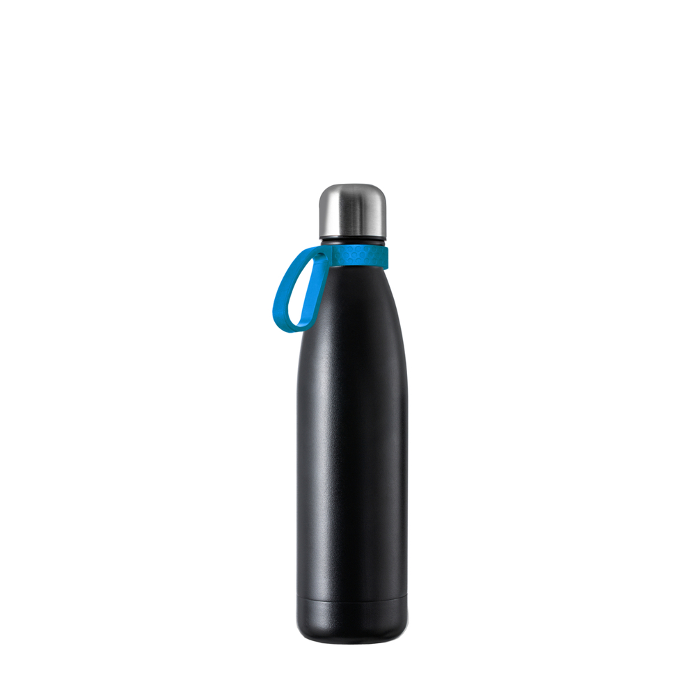 Thermofles RETUMBLER-NIZZA - zwart, zilver, cyaan