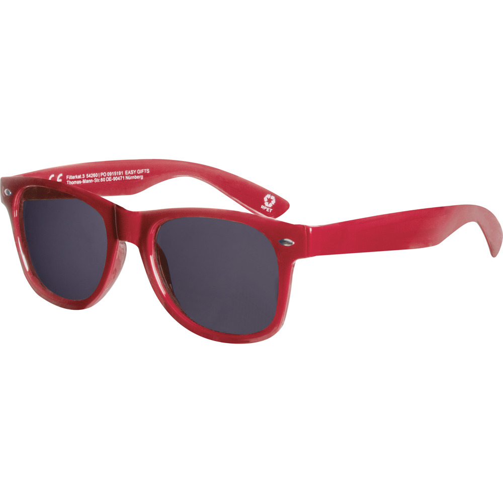 RPET zonnebril Illinois - Rood