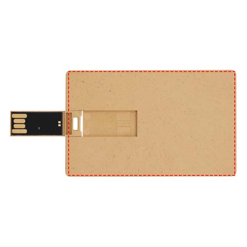 Rechthoekige afbreekbare creditcard USB