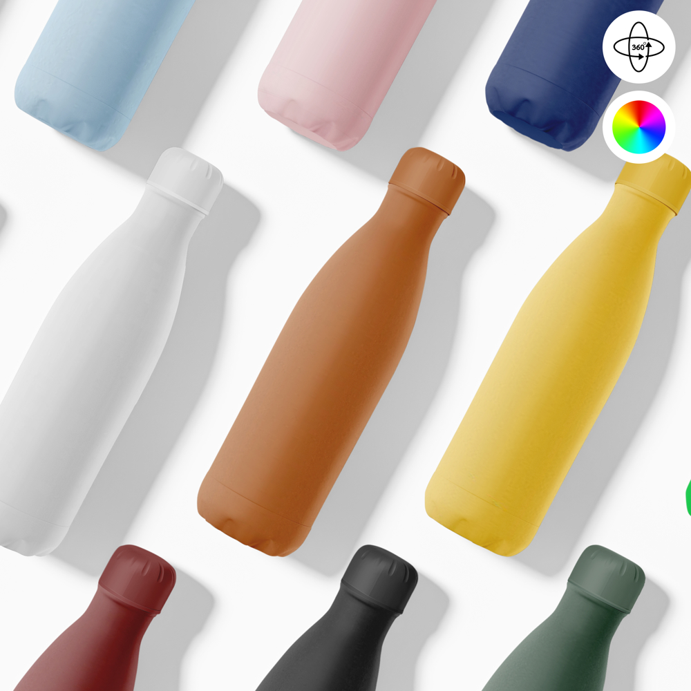 Thermosfles / Drinkfles - 500 ml - Oranje