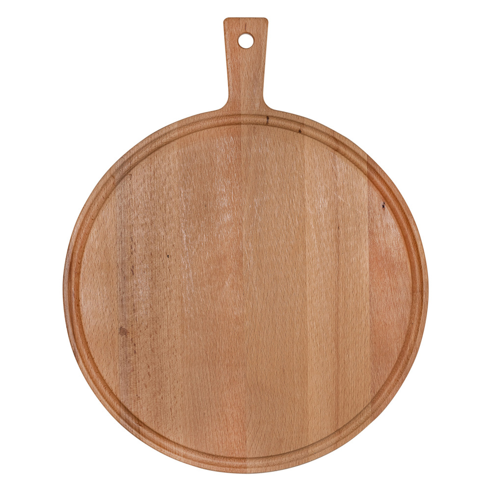 Plank rond met handvat beuken - Beukenhout
