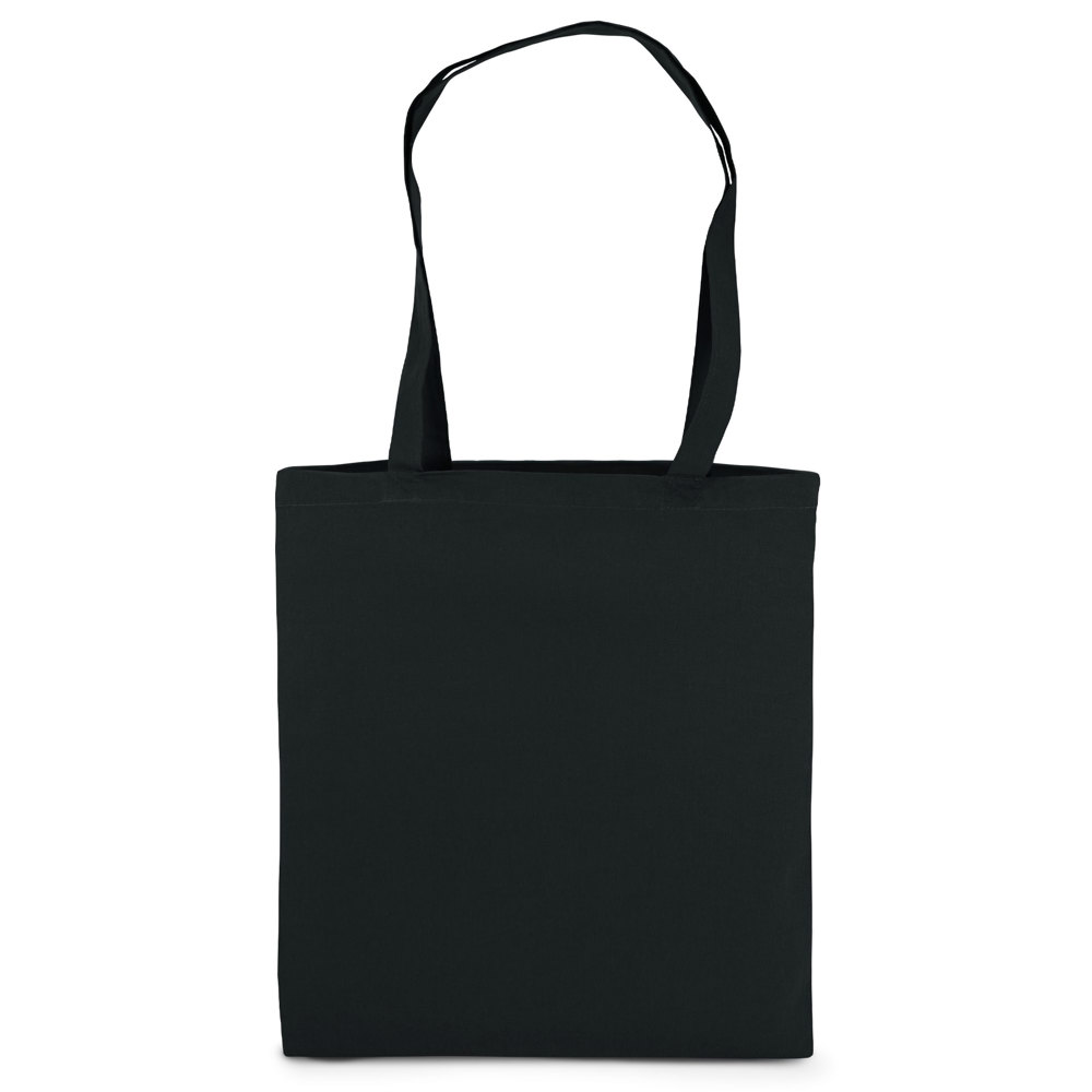 RIAD – Katoenen tas met lange handvatten - Zwart