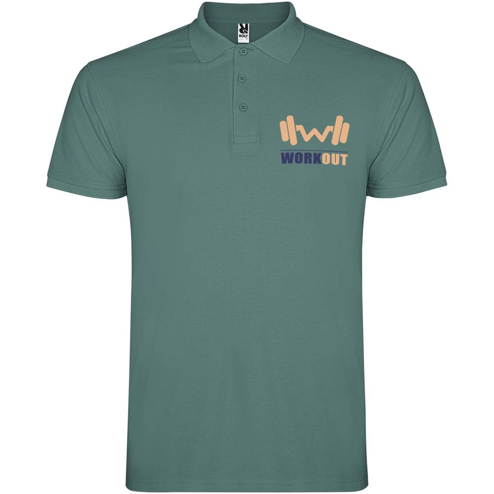 Star 200 g/m² herenpolo met korte mouwen