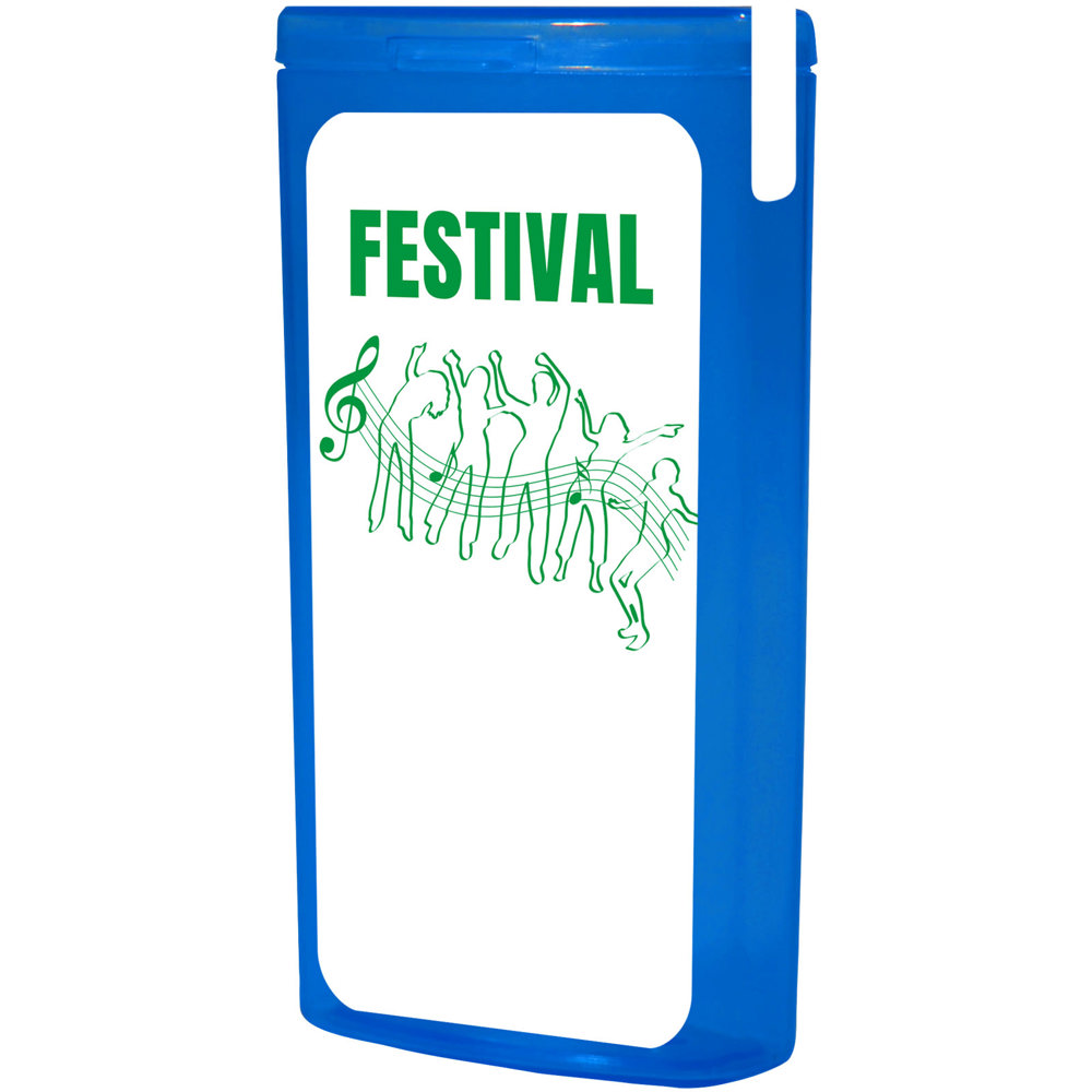Minikit festival set - Transparant Blauw