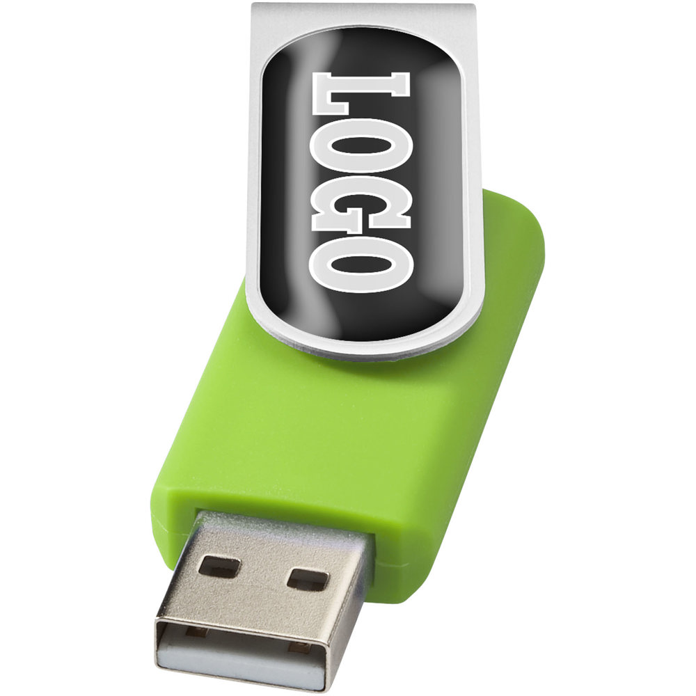 Rotate Doming USB - lime