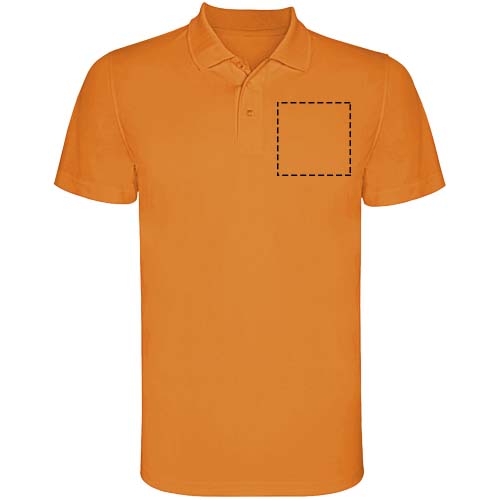 Monzha 150 g/m² sportpolo met korte mouwen voor heren