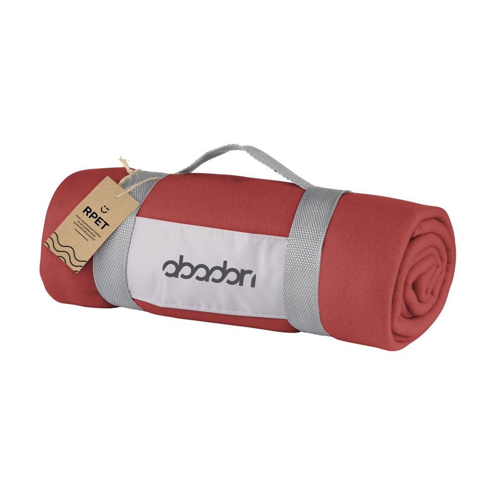 SuperSoft RPET (180 g/m²) fleecedeken - Rood