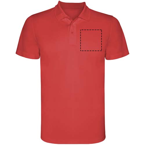 Monzha 150 g/m² sportpolo met korte mouwen voor heren