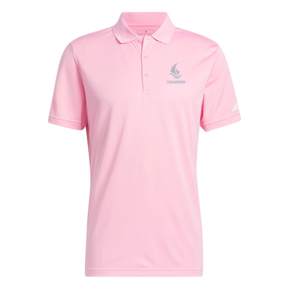 Adidas polo heren - Lichtroze
