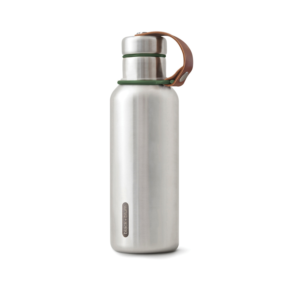 Black+Blum Geïsoleerde Waterfles Groot 500ml - olijfgroen (± PMS 357)