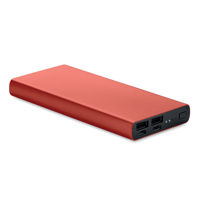 POWERFLAT 10C - 10000 mAh powerbank - Bordeaux